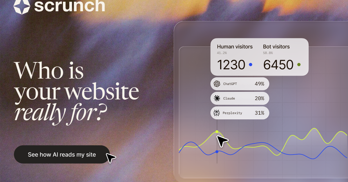 Scrunch official AI search platform artwork