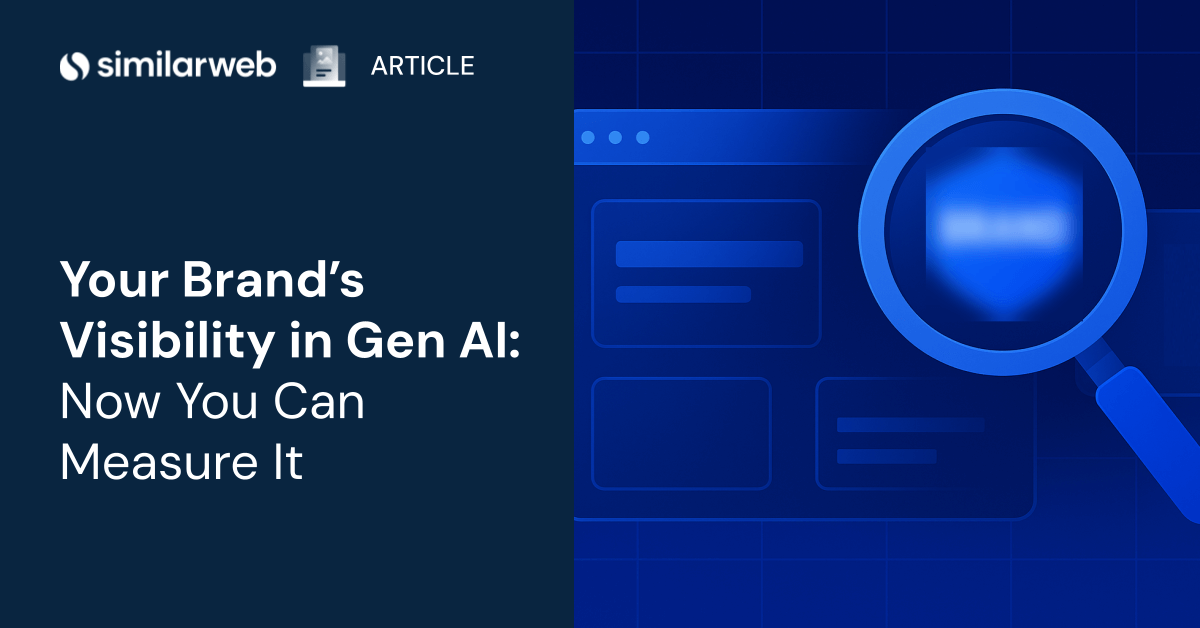 Similarweb AI Brand Visibility official article artwork